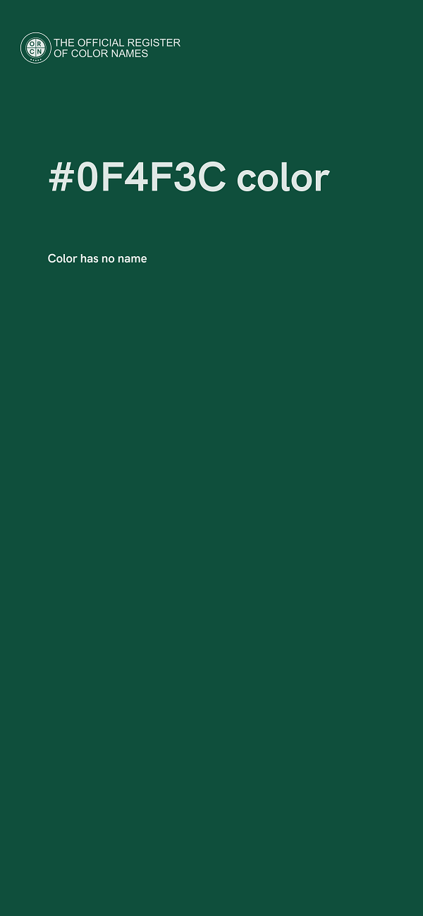 #0F4F3C color image