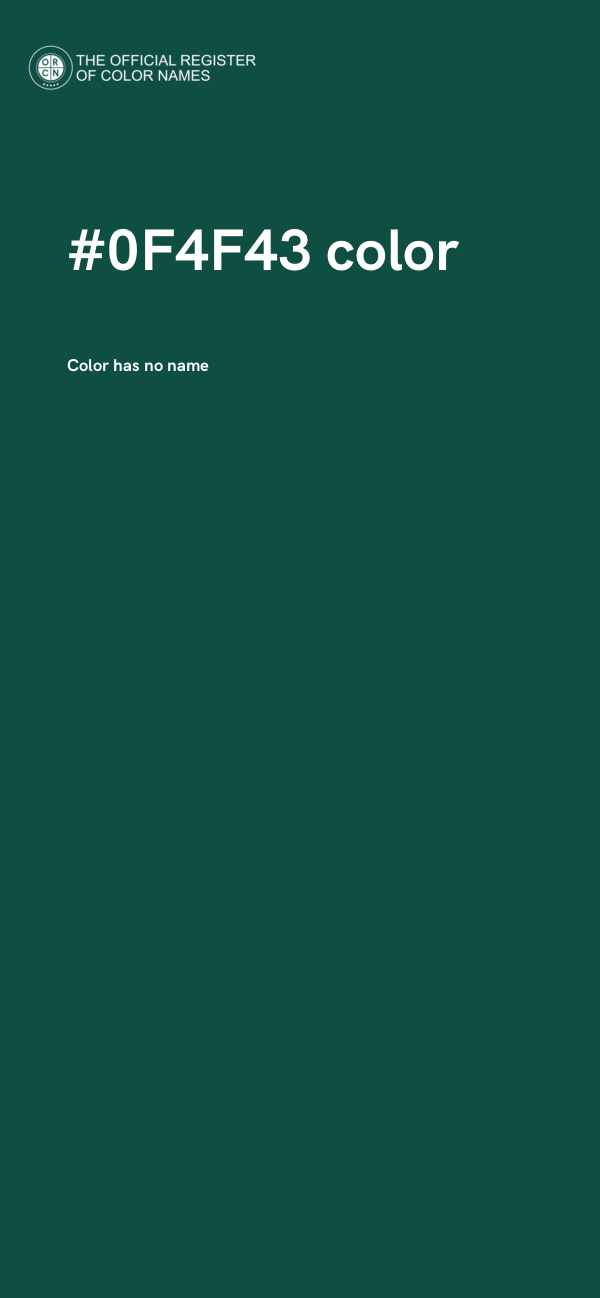 #0F4F43 color image