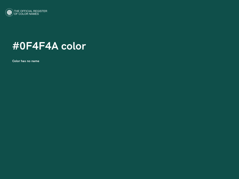 #0F4F4A color image