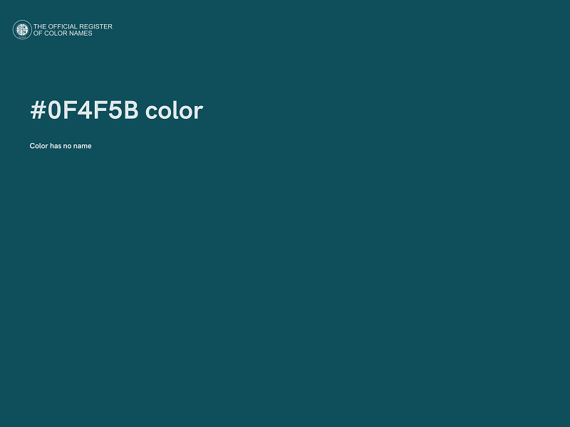 #0F4F5B color image