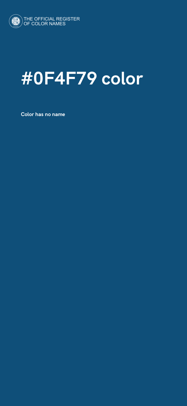 #0F4F79 color image