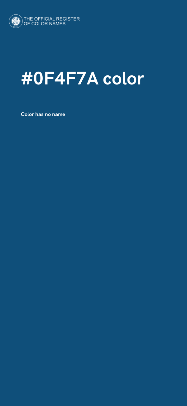 #0F4F7A color image
