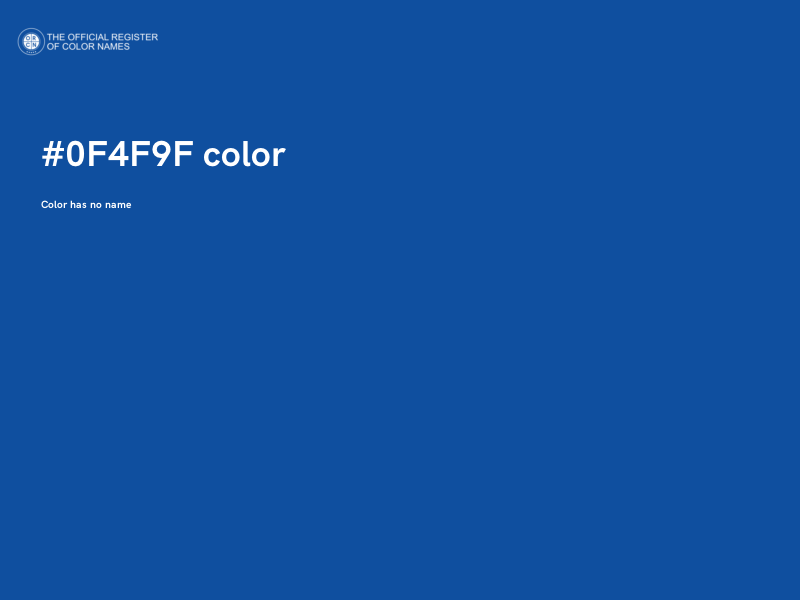 #0F4F9F color image