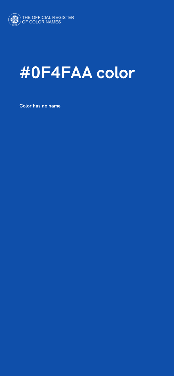 #0F4FAA color image