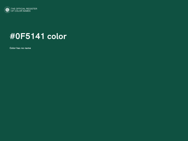 #0F5141 color image