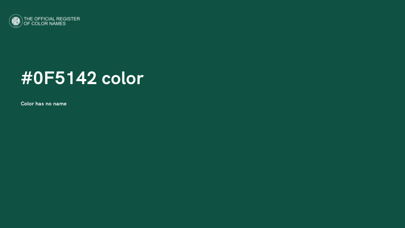 #0F5142 color image