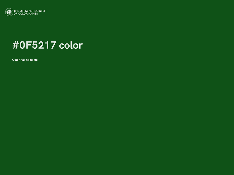 #0F5217 color image