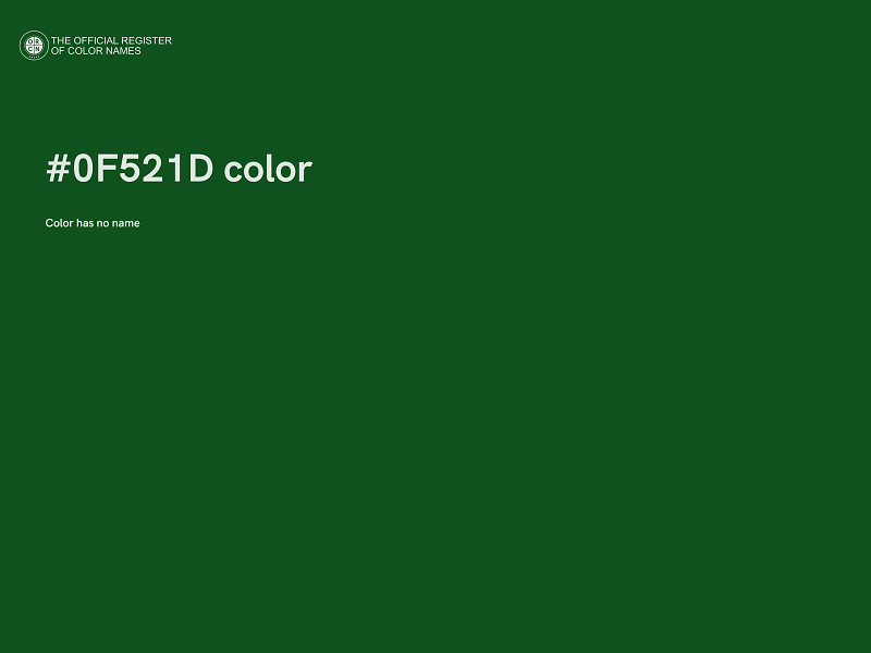 #0F521D color image