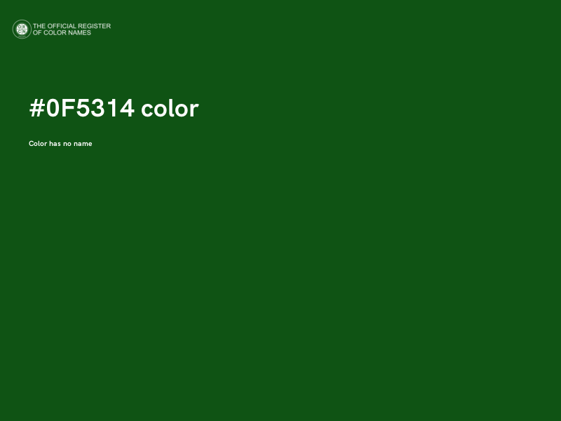 #0F5314 color image