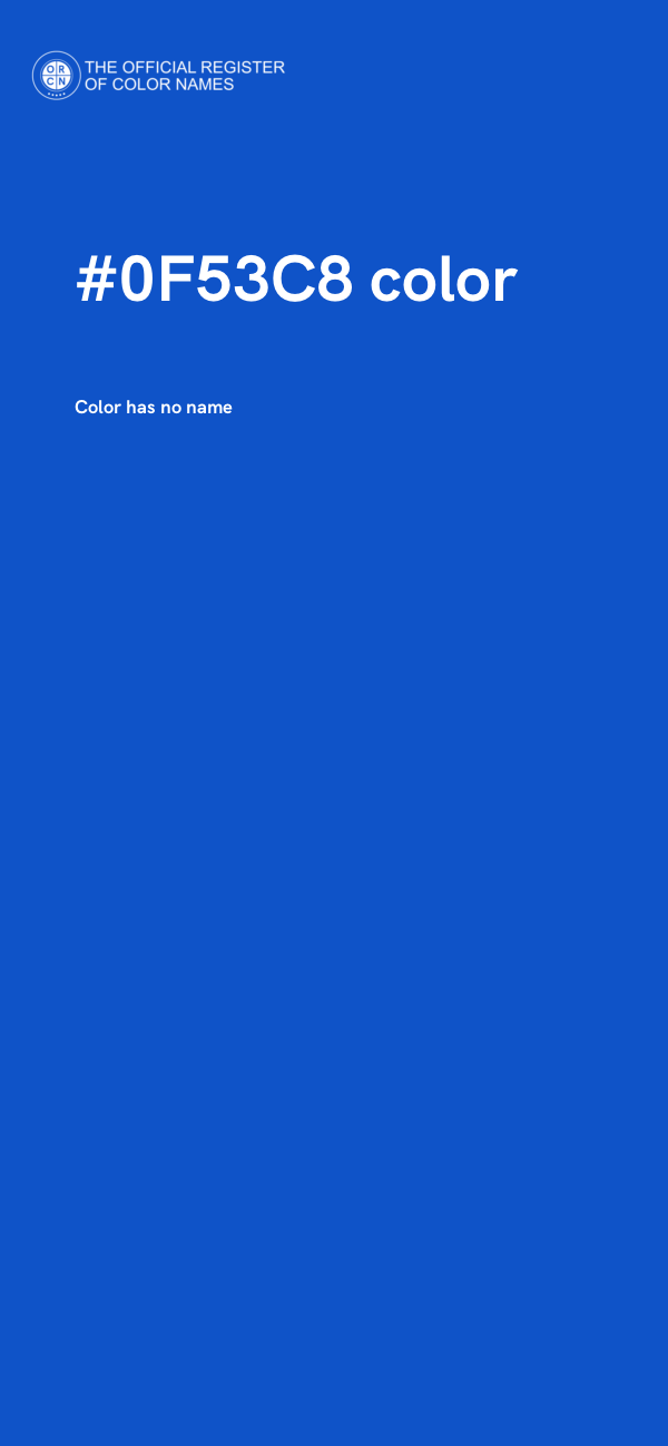 #0F53C8 color image