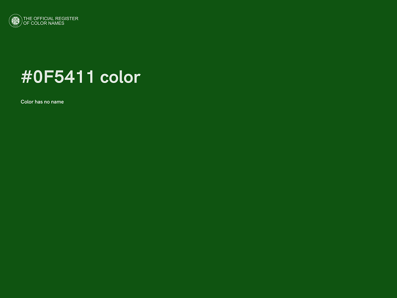 #0F5411 color image