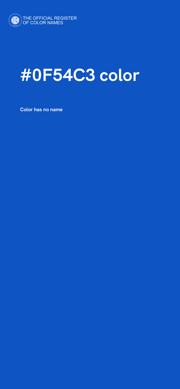 #0F54C3 color image