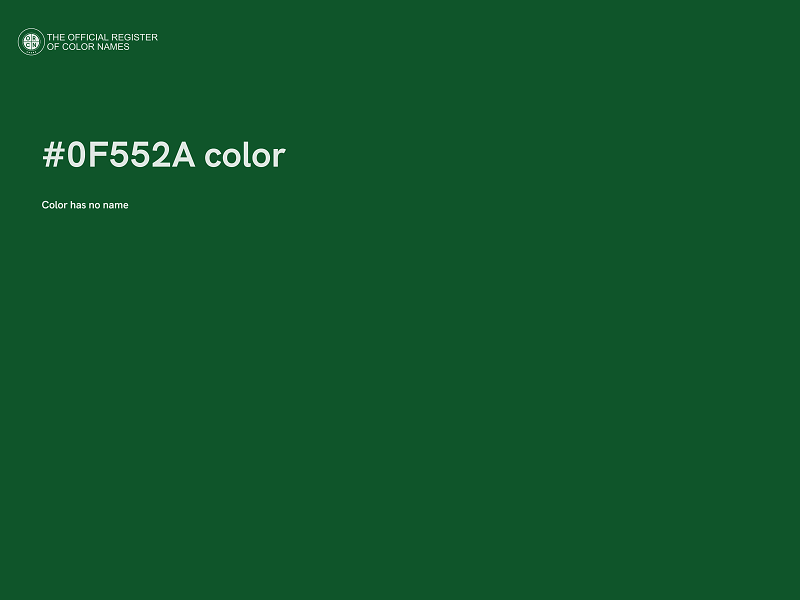 #0F552A color image