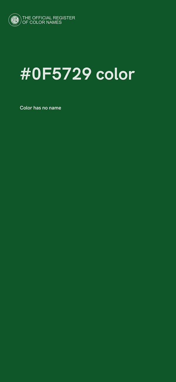 #0F5729 color image