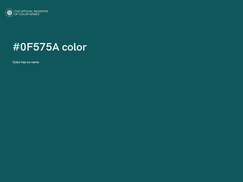 #0F575A color image