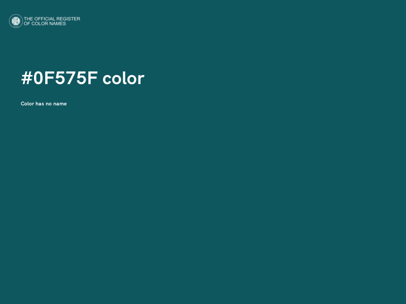 #0F575F color image