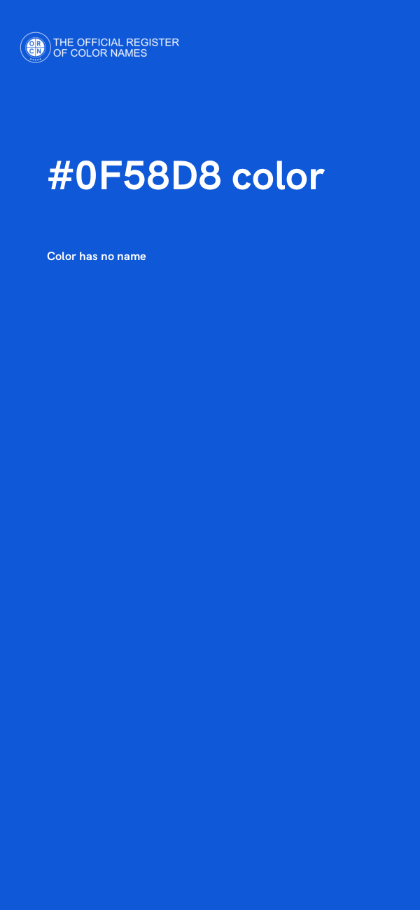 #0F58D8 color image