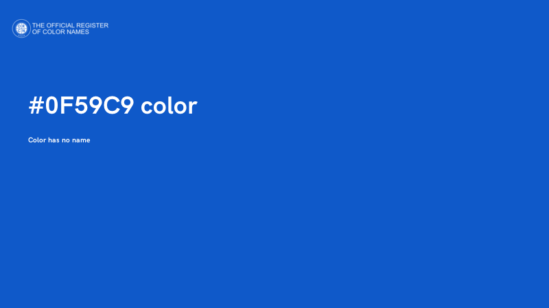 #0F59C9 color image