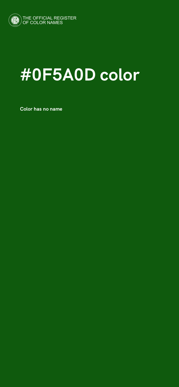 #0F5A0D color image