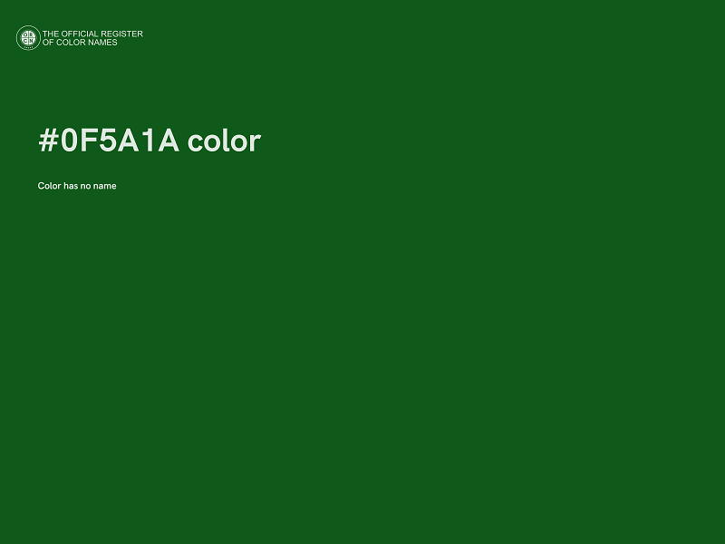 #0F5A1A color image