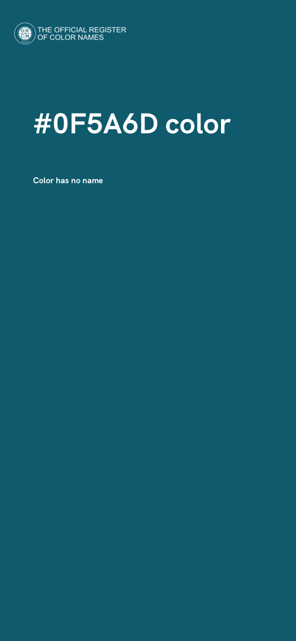 #0F5A6D color image