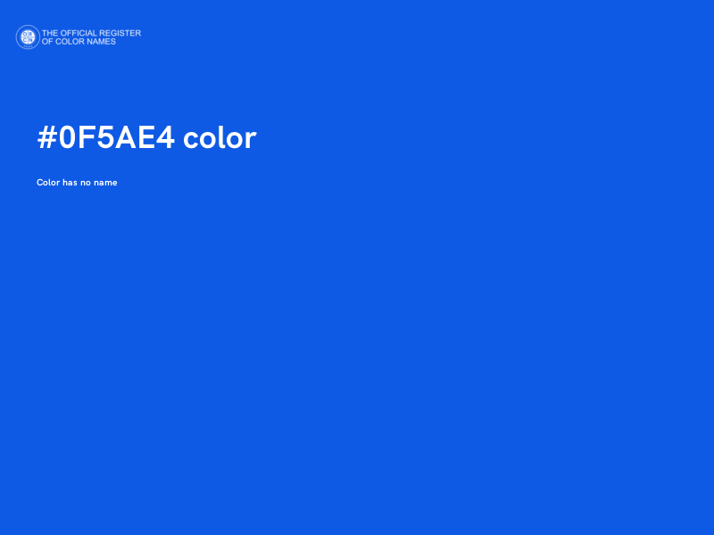 #0F5AE4 color image