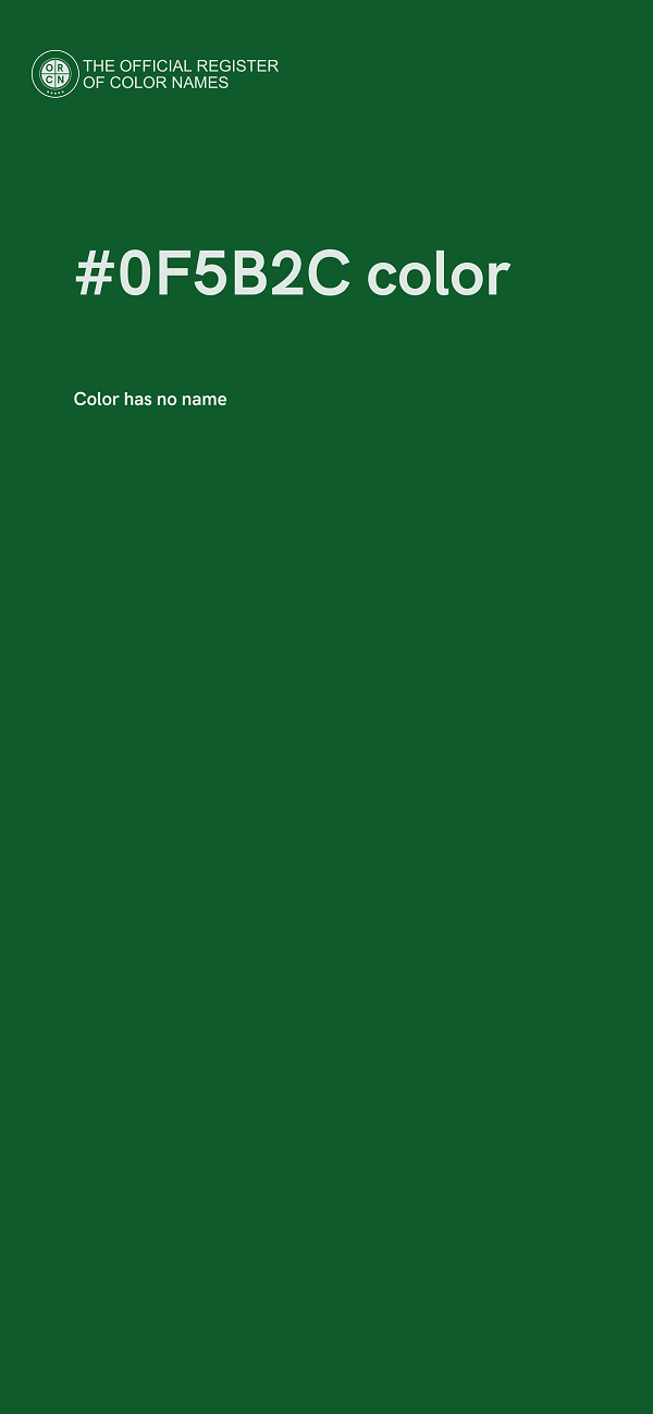#0F5B2C color image