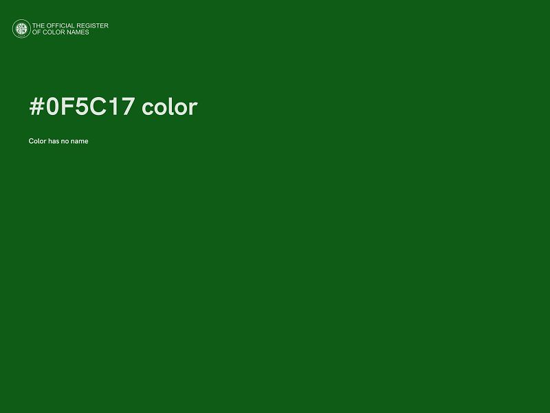 #0F5C17 color image