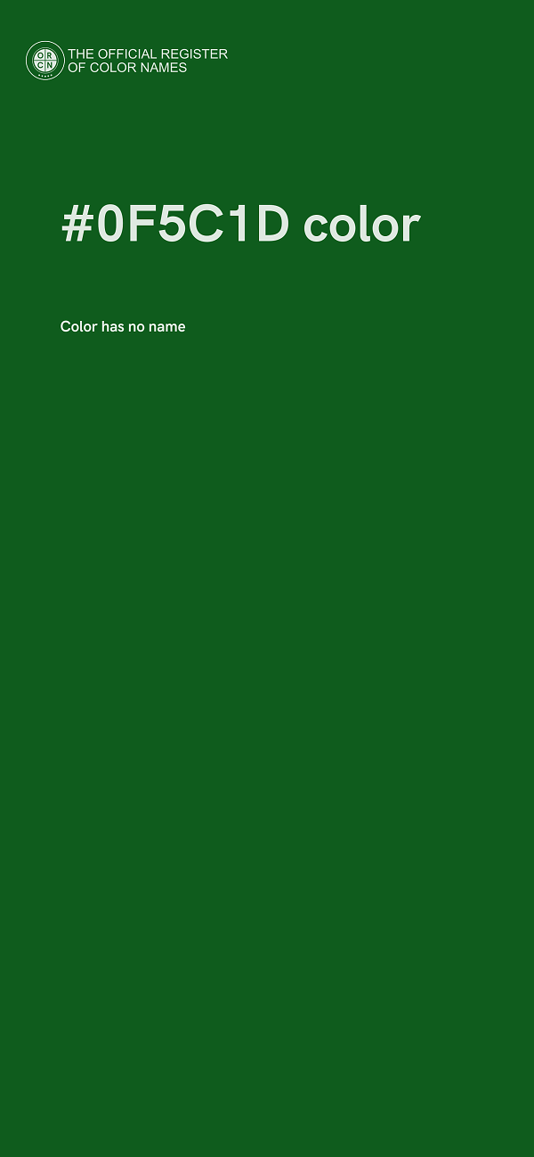 #0F5C1D color image