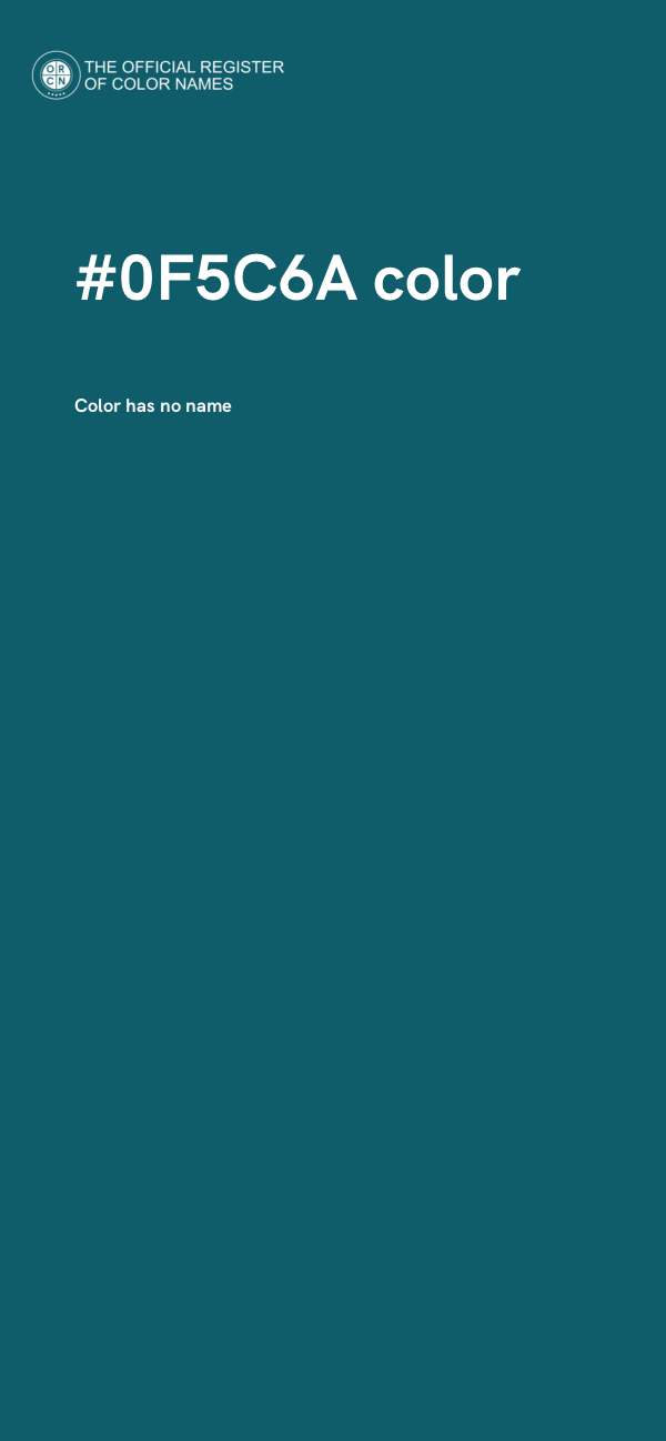 #0F5C6A color image