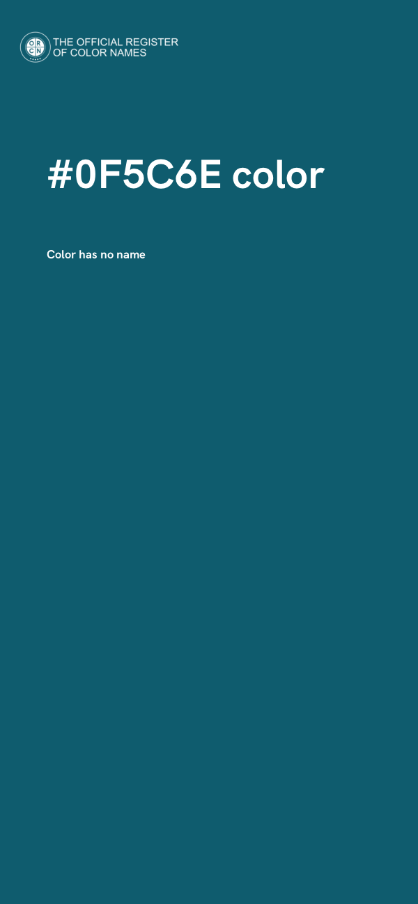 #0F5C6E color image