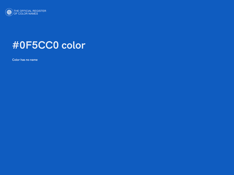 #0F5CC0 color image