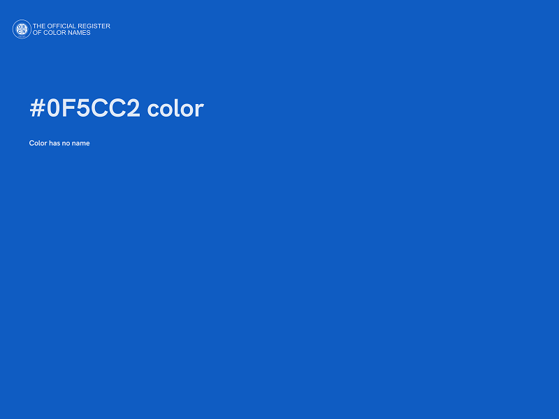 #0F5CC2 color image