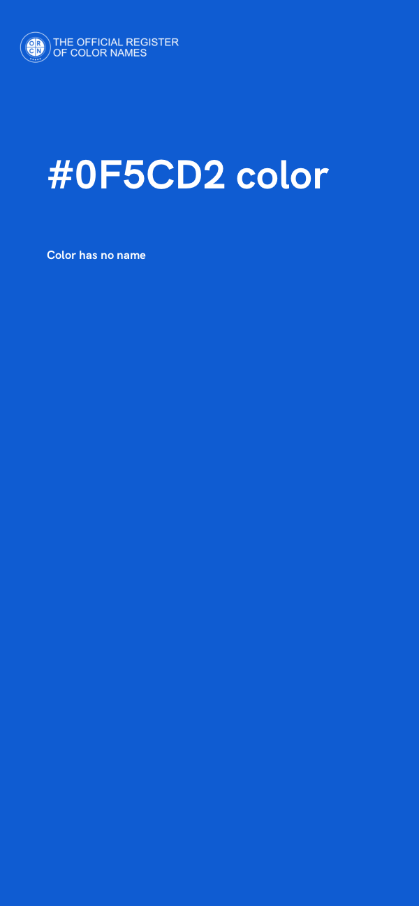 #0F5CD2 color image