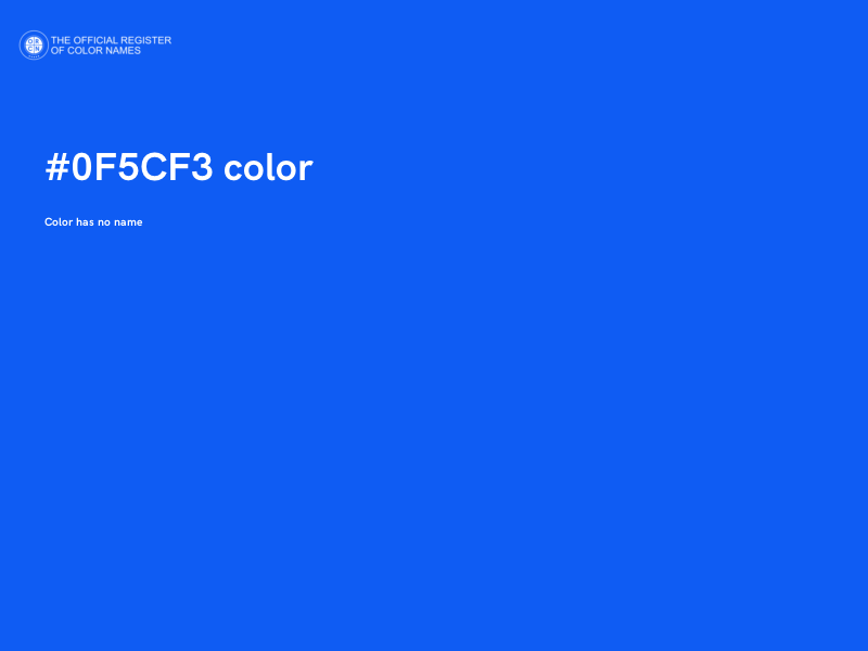 #0F5CF3 color image