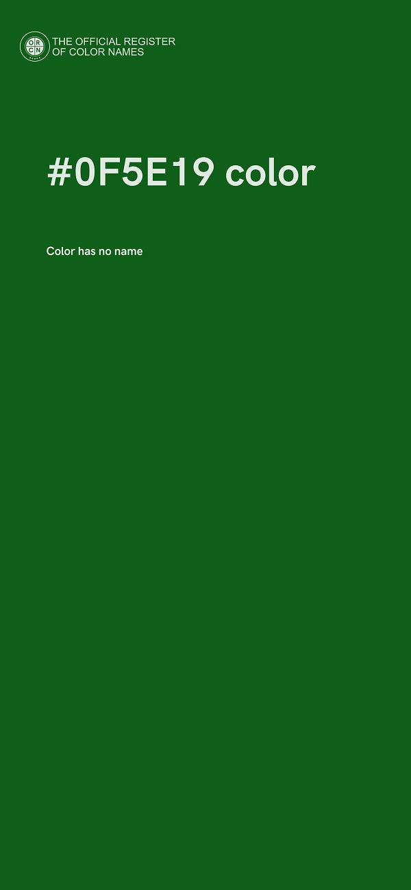 #0F5E19 color image