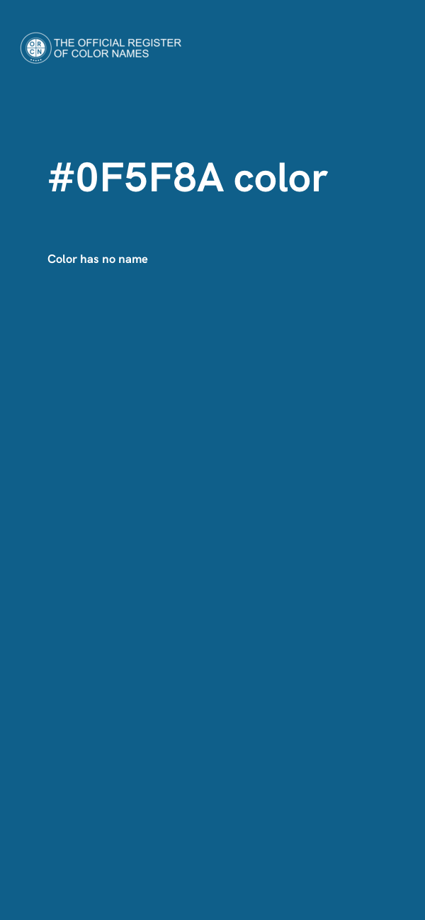 #0F5F8A color image