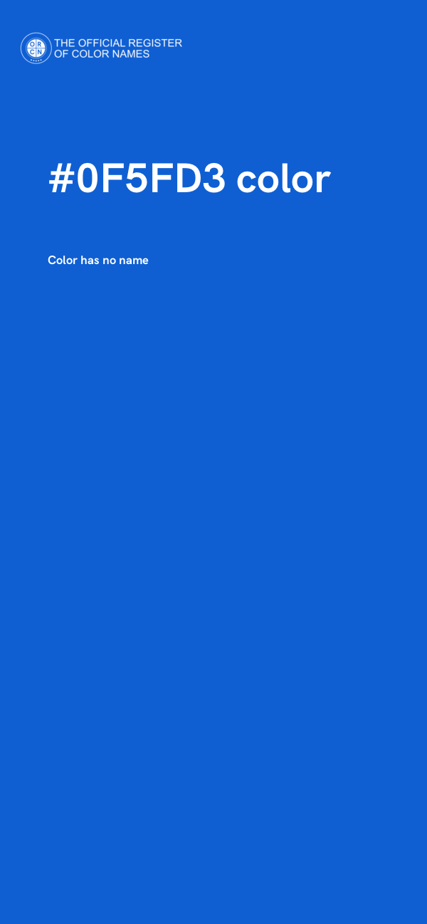 #0F5FD3 color image