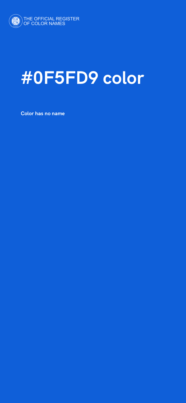 #0F5FD9 color image