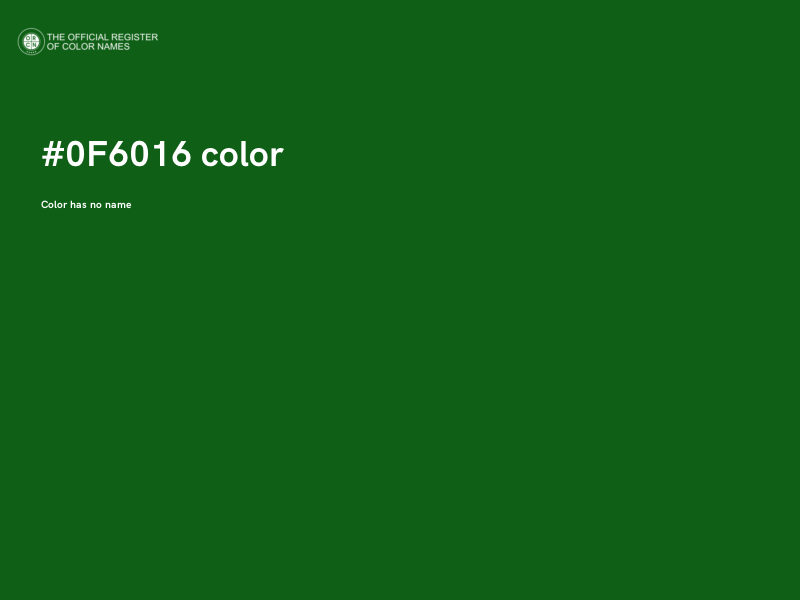 #0F6016 color image