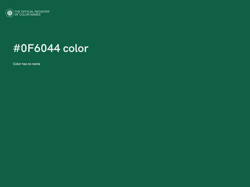 #0F6044 color image