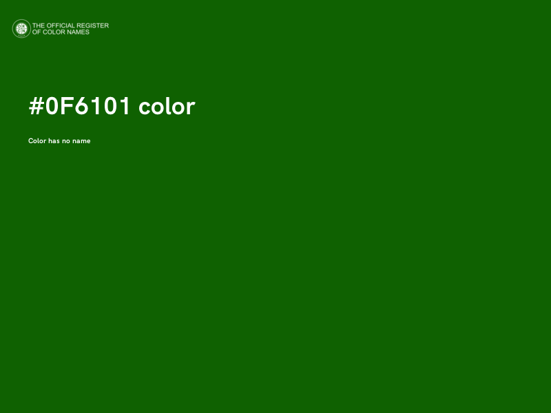 #0F6101 color image