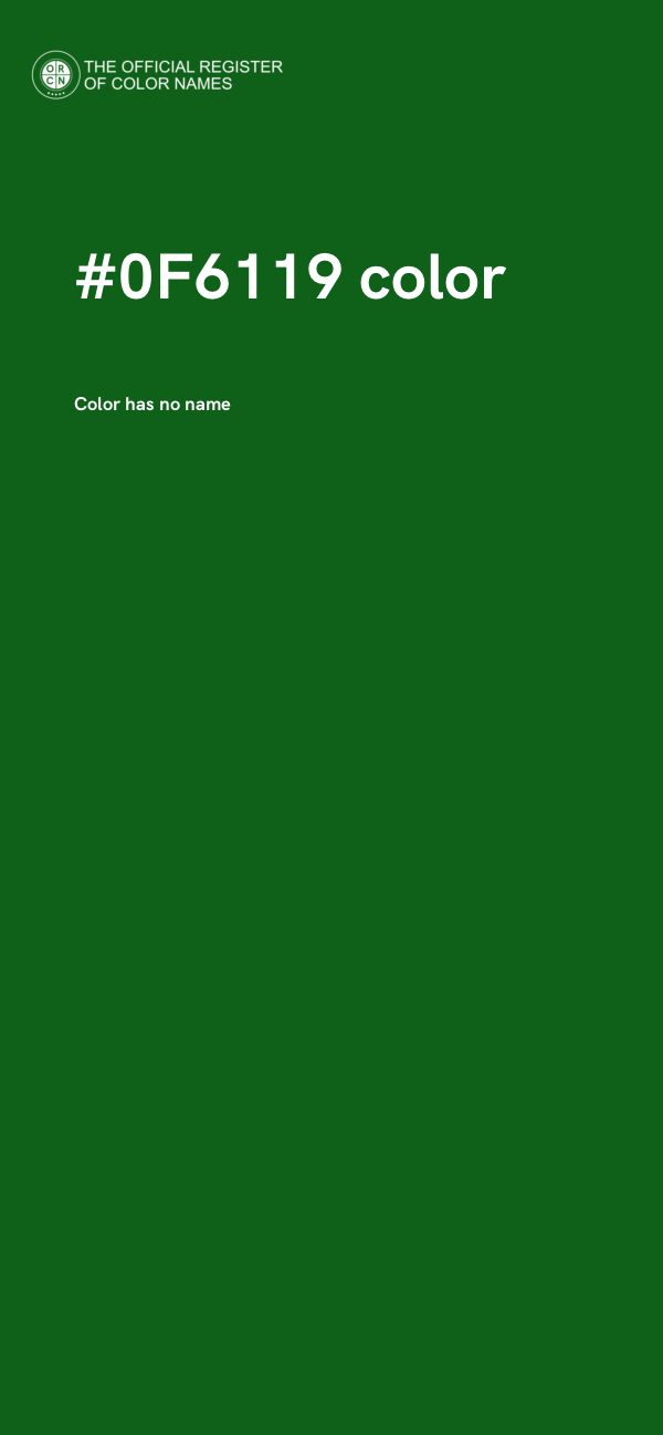#0F6119 color image