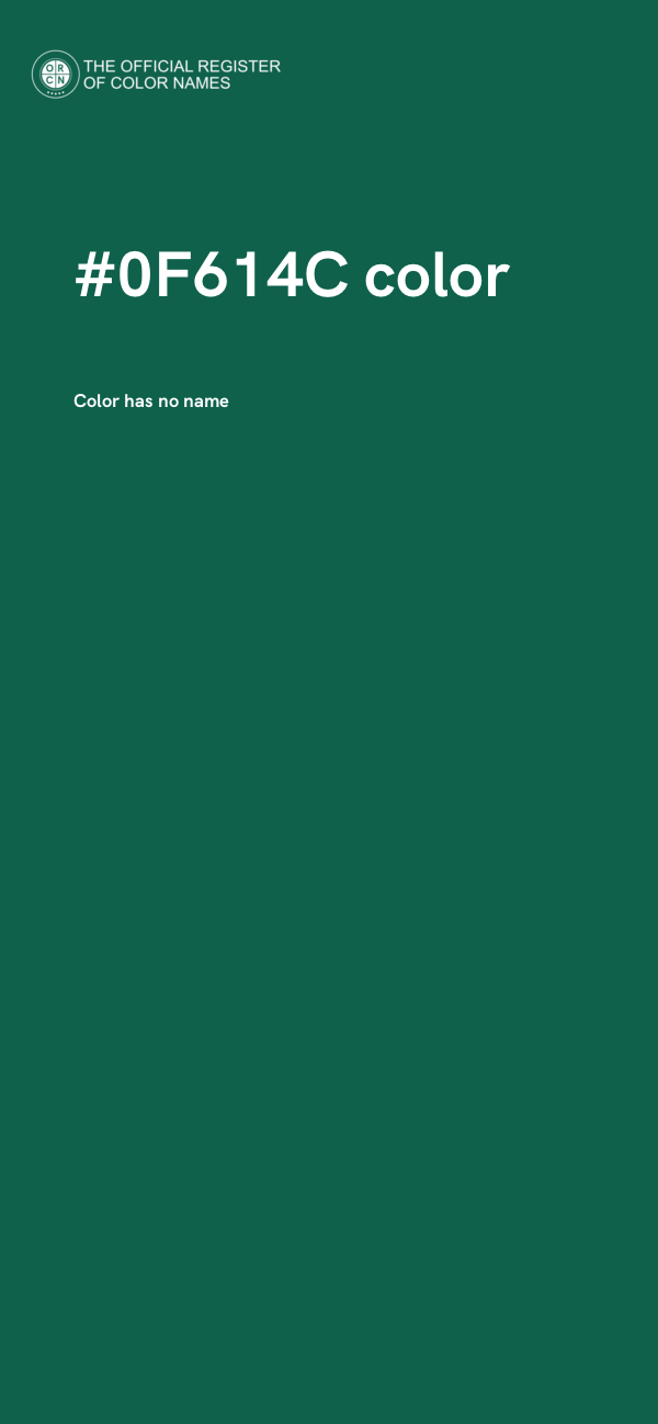 #0F614C color image