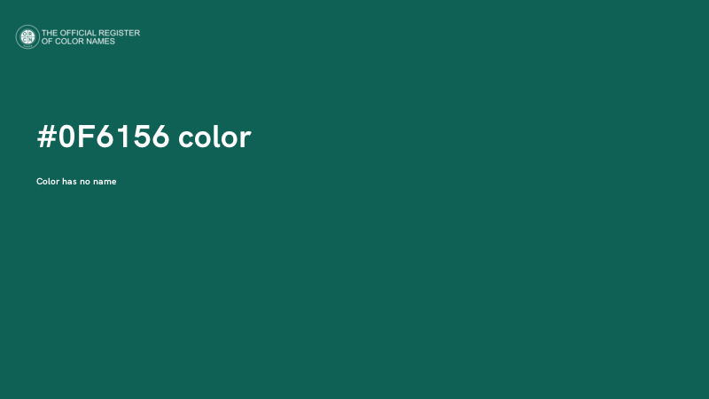 #0F6156 color image