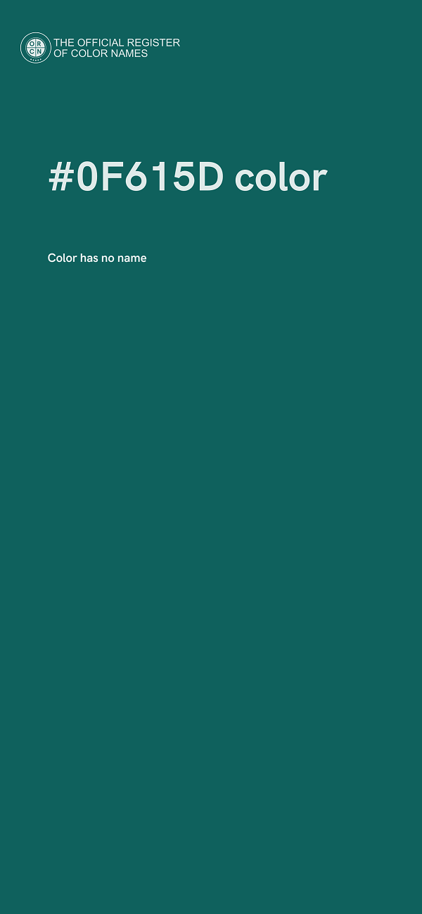 #0F615D color image
