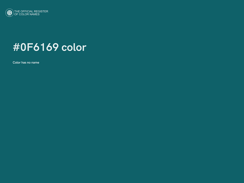 #0F6169 color image