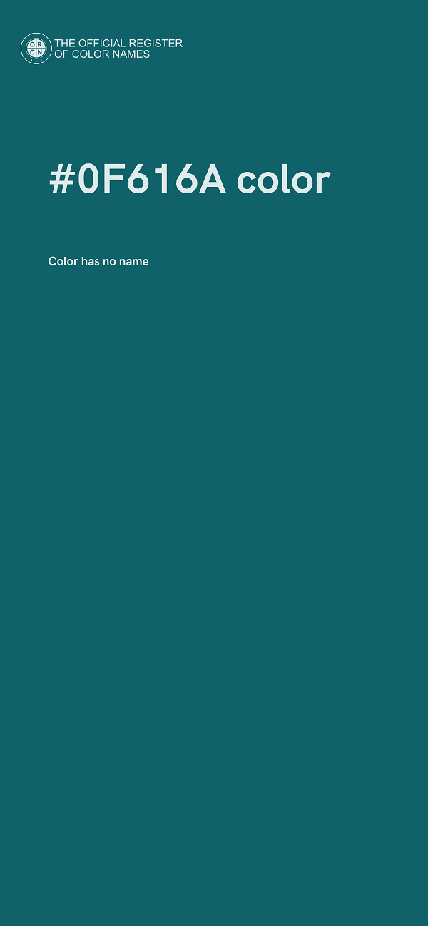 #0F616A color image