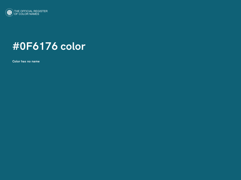 #0F6176 color image
