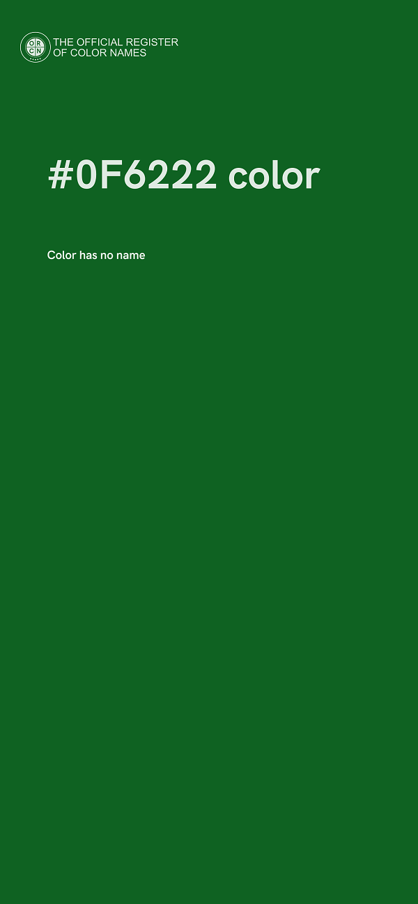 #0F6222 color image